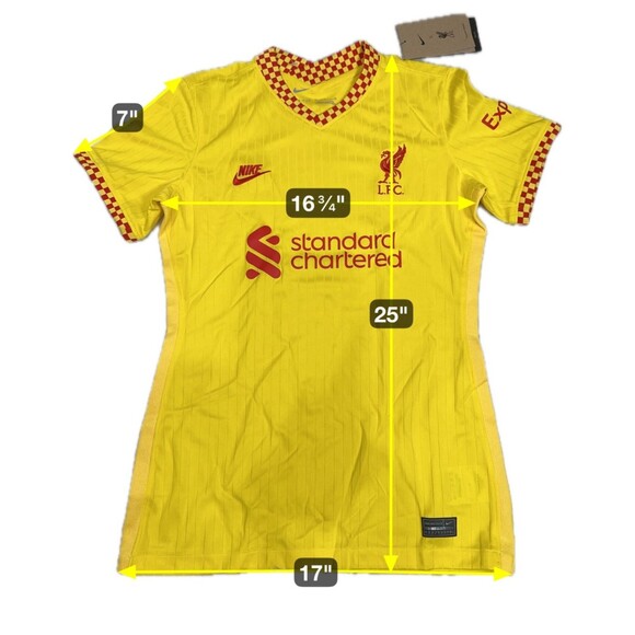 Nike Liverpool FC 2021/22 Stadium Third Women’s Small Soccer Jersey DB6227 704 - Picture 2 of 7